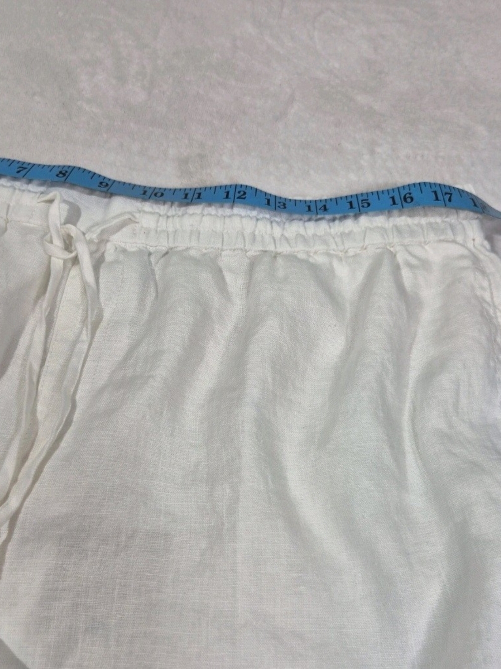 Tommy Bahama Linen Shorts Womens Size L Large Two Palms High-Rise White 65 - Picture 7 of 12